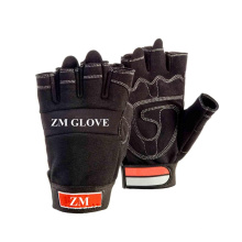 Membrane Liner Gloves Synthetic Leather Fingerless Glove for Postman Use